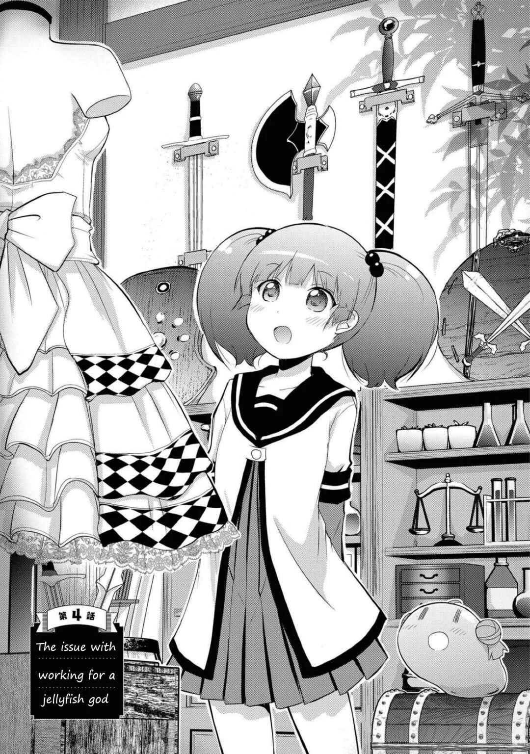 Tensei Shitara Akari dake ga Slime Datta Ken Chapter 4: The issue with working for a jellyfish god - Page 1