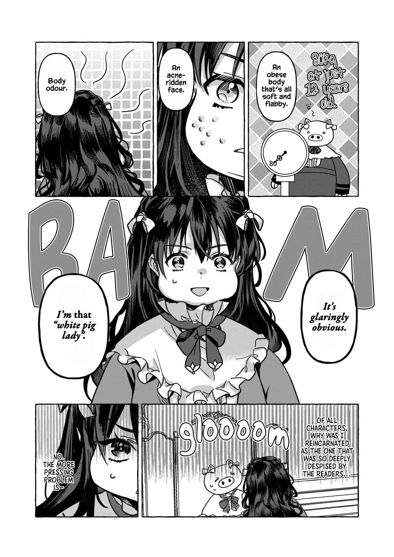 Tenseisaki ga Shoujo Manga no Shirobuta Reijou datta reBoooot! Chapter 1 - Page 7
