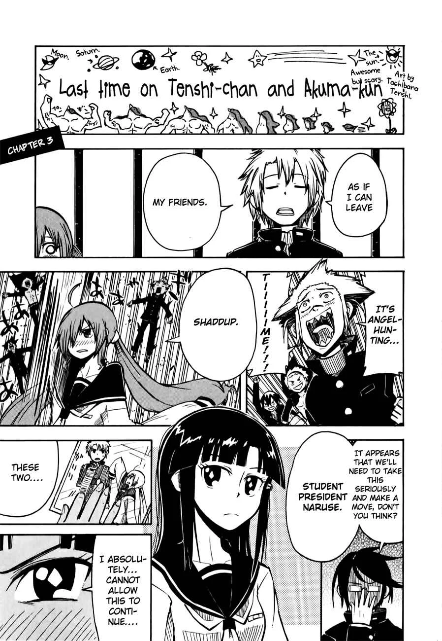 Tenshi-chan to Akuma-kun Chapter 3: No Way! Seriously?! - Page 1