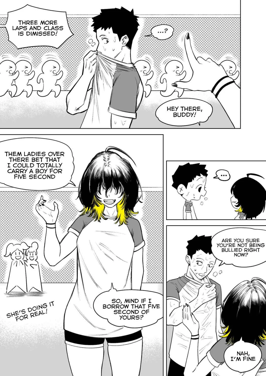 That One Classmate Makes Me Question My Own Masculinity Chapter 1: Girl meets boy - Page 1