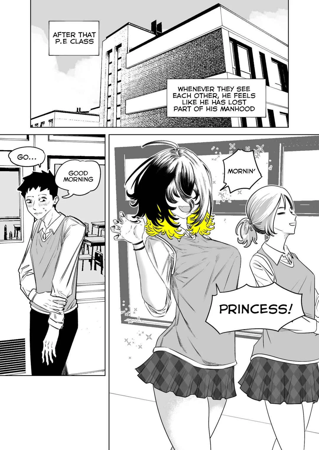 That One Classmate Makes Me Question My Own Masculinity Chapter 1: Girl meets boy - Page 4