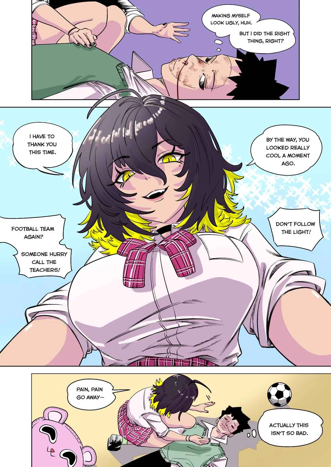 That One Classmate Makes Me Question My Own Masculinity Chapter 4: Everyone is strong - Page 4