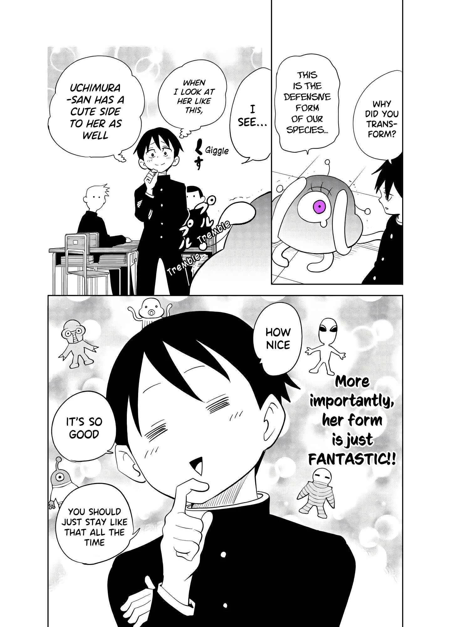 The Alien Next to Me Is Scary Chapter 4 - Page 3
