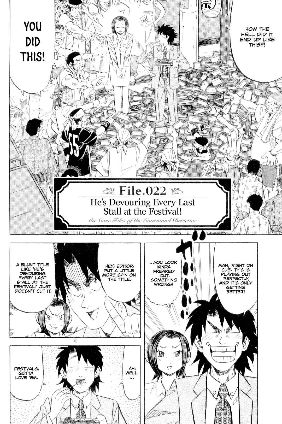 The Case Files of the Gourmand Detective Chapter 22: He's Devouring Every Last Stall at the Festival! - Page 2