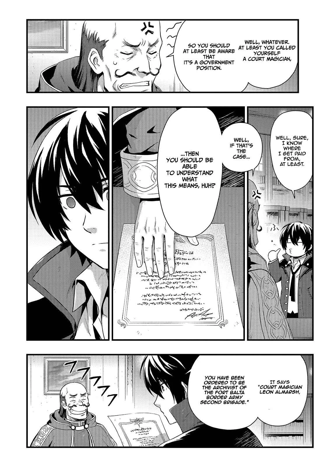 The Court Wizard in the Shadows Chapter 1: Salary Thief — Arrival to the Battleground of Flames. - Page 6