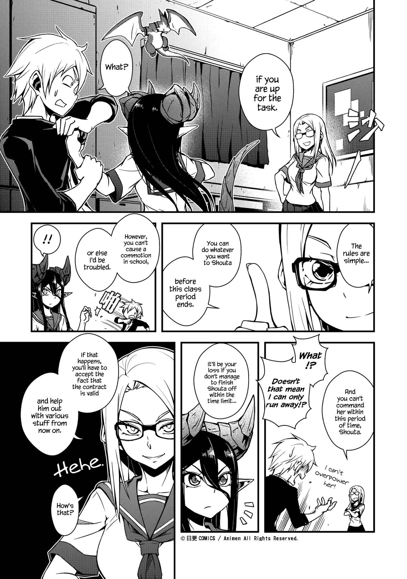 The Girl With Horns Chapter 2: Cat and Mouse - Page 9
