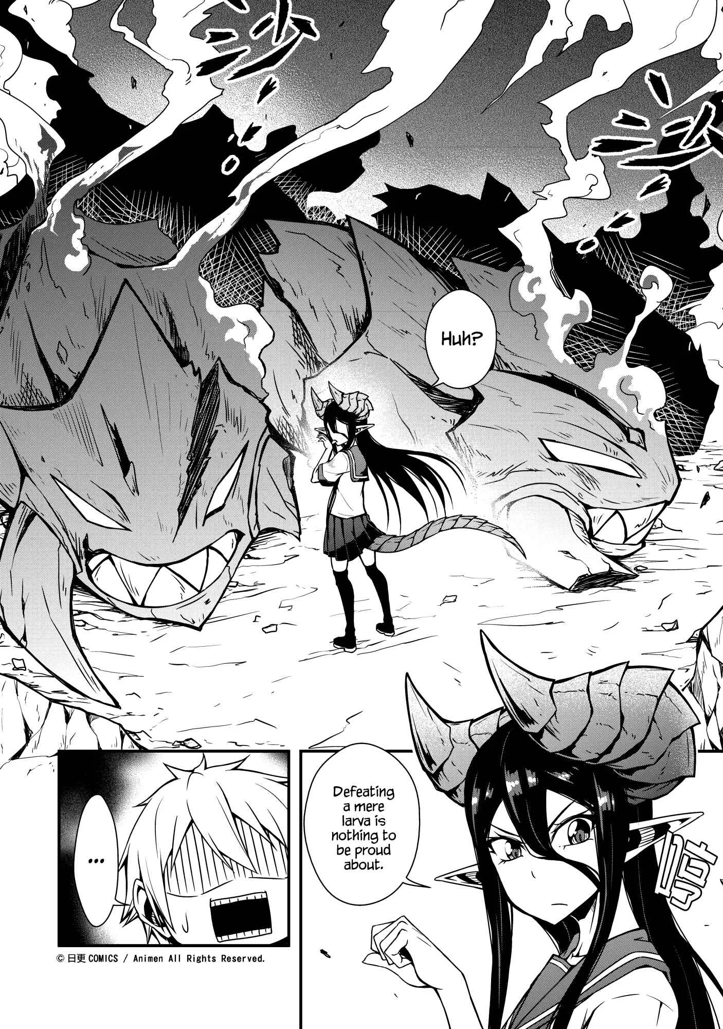 The Girl With Horns Chapter 3: The Black Smile - Page 2