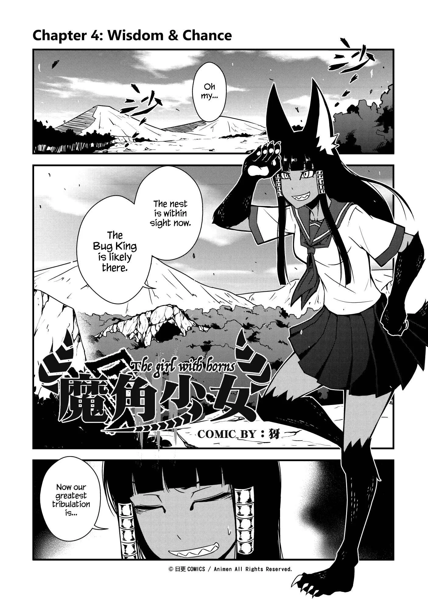 The Girl With Horns Chapter 4: Wisdom & Chance - Page 1