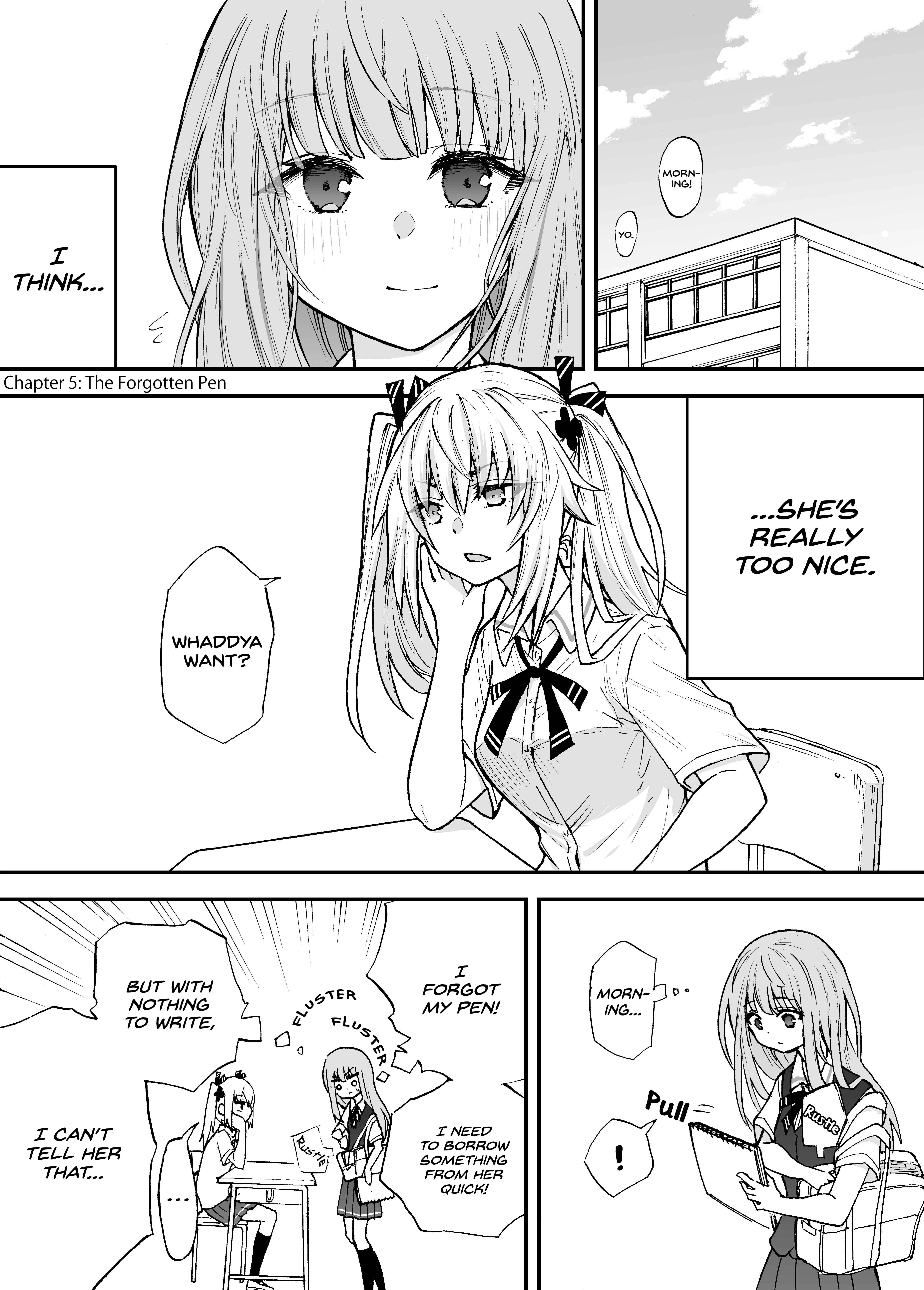 The Mute Girl and Her New Friend (Webcomic) Chapter 5: The Forgotten Pen - Page 1