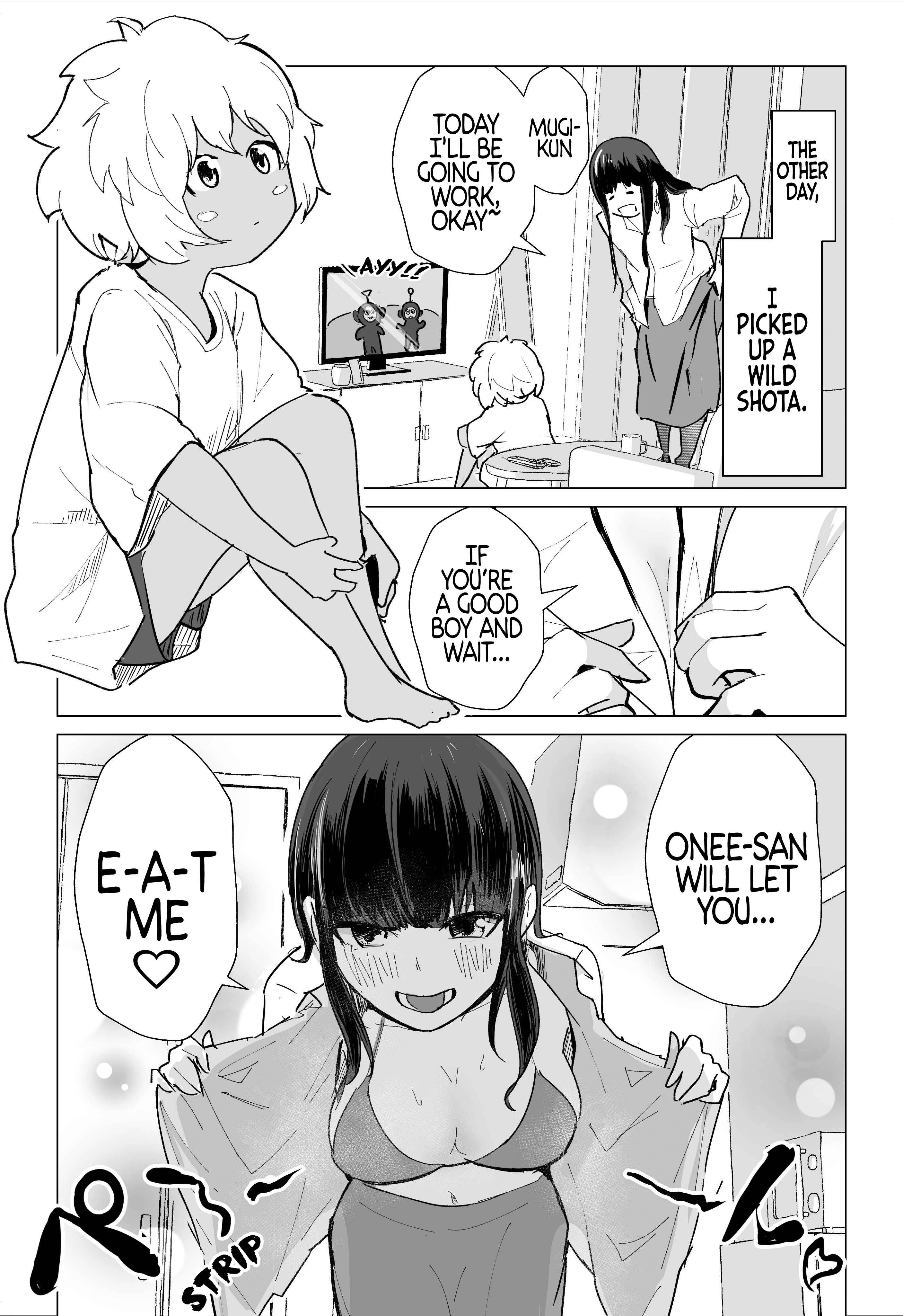 The Office-Lady Who Took in a Wild Shota Chapter 3 - Page 1