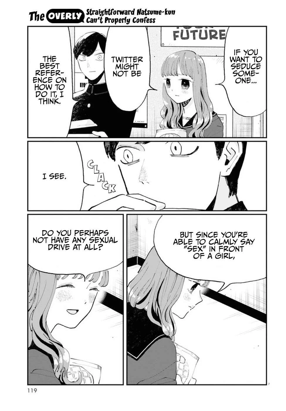 The Overly Straightforward Natsume-kun Can't Properly Confess Chapter 1: Honesty - Page 10