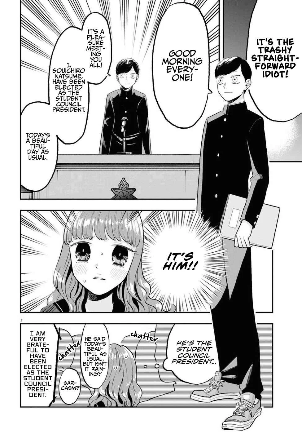 The Overly Straightforward Natsume-kun Can't Properly Confess Chapter 2: Essence - Page 2