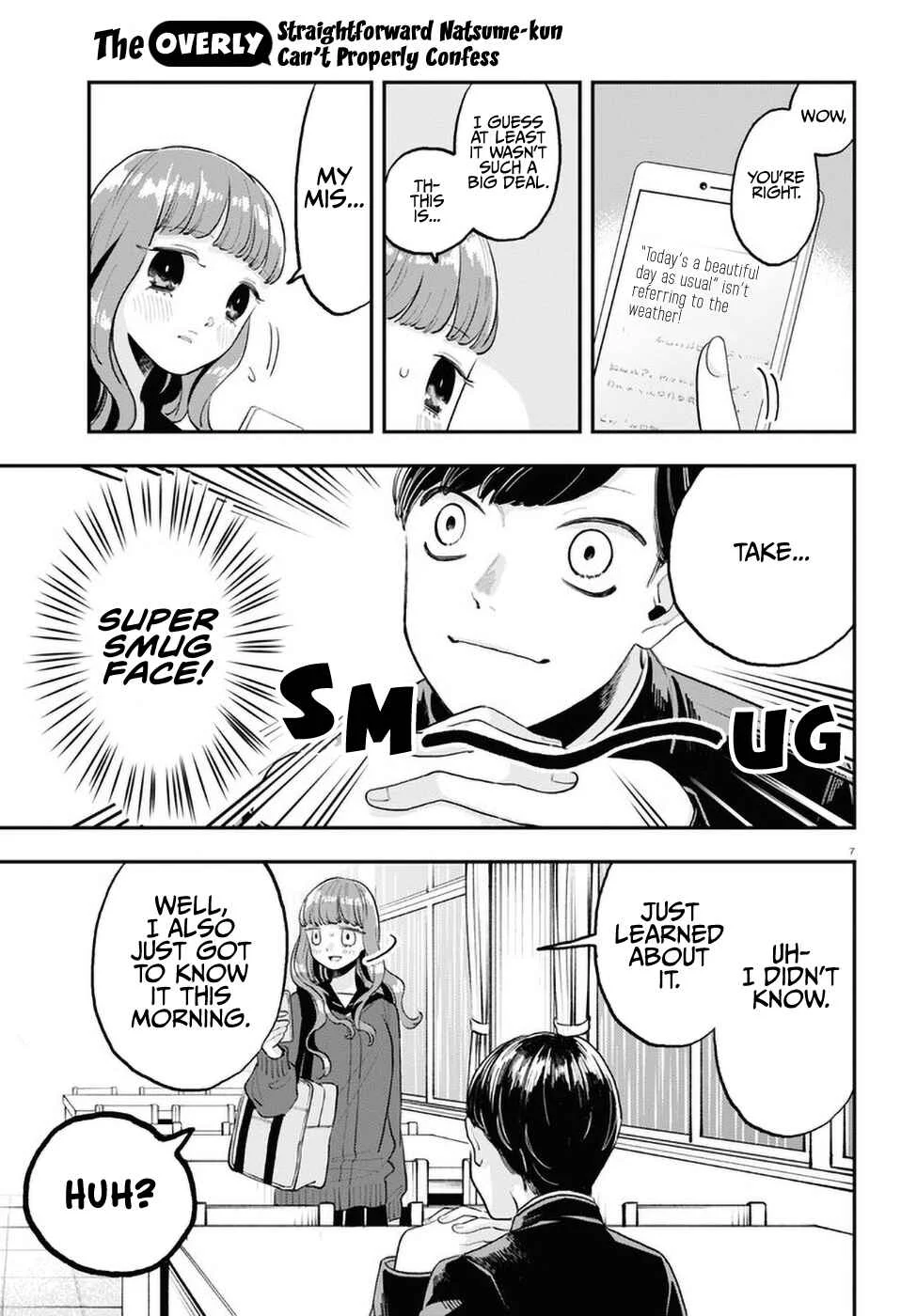 The Overly Straightforward Natsume-kun Can't Properly Confess Chapter 2: Essence - Page 7
