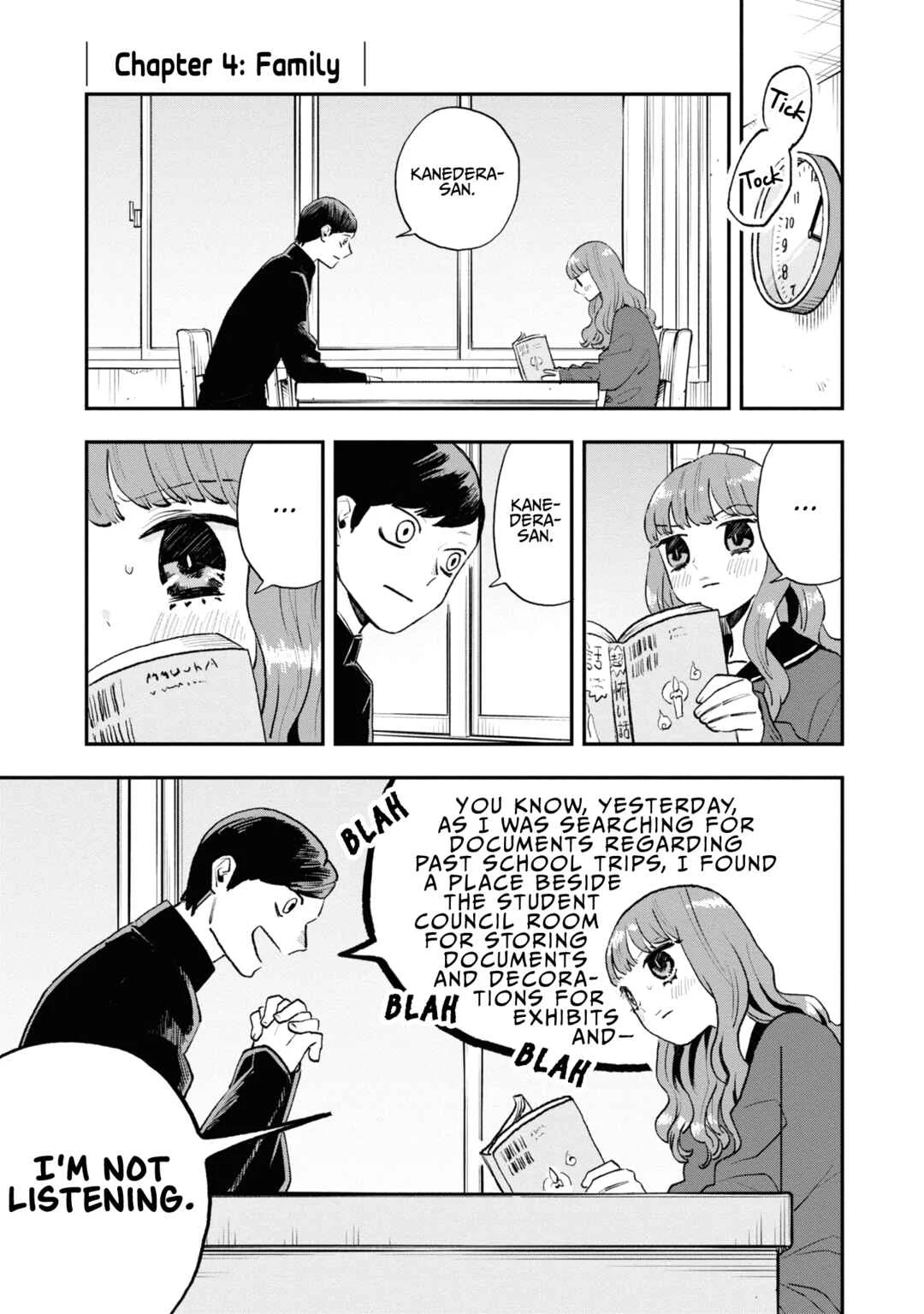 The Overly Straightforward Natsume-kun Can't Properly Confess Chapter 4: Family - Page 1