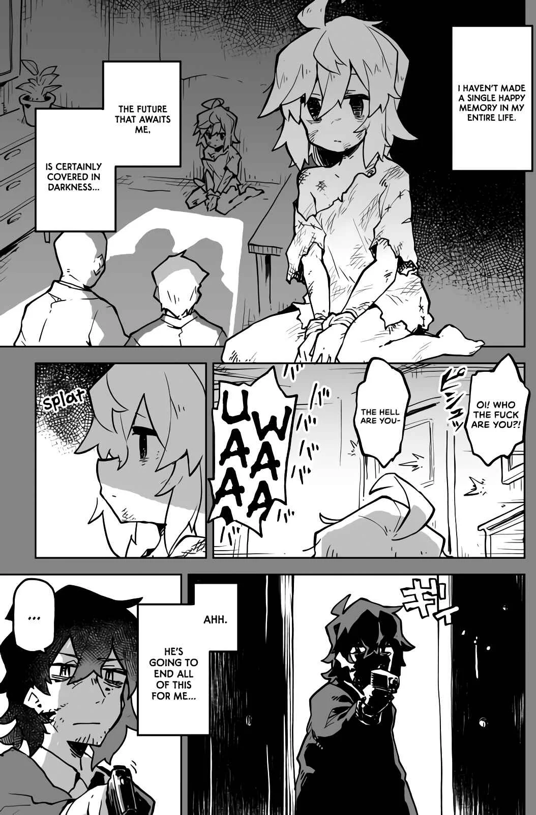 The Terrifying Hitman and the Little Girl He Took in Chapter 1 - Page 1