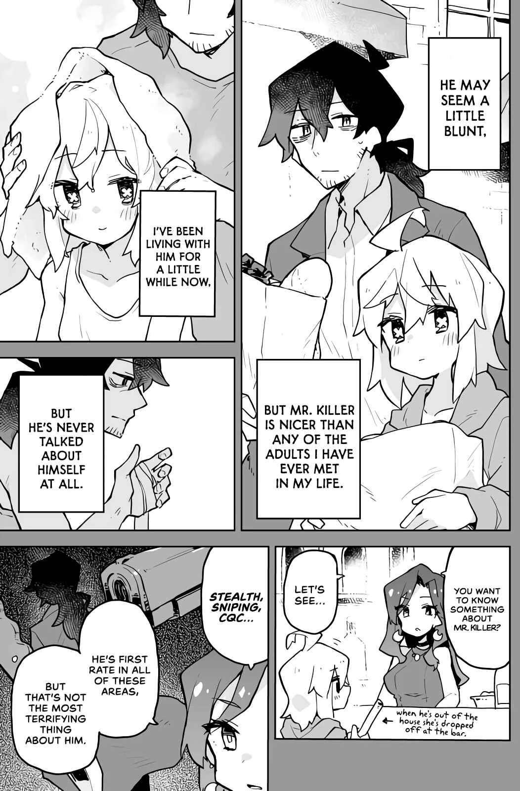 The Terrifying Hitman and the Little Girl He Took in Chapter 4 - Page 1