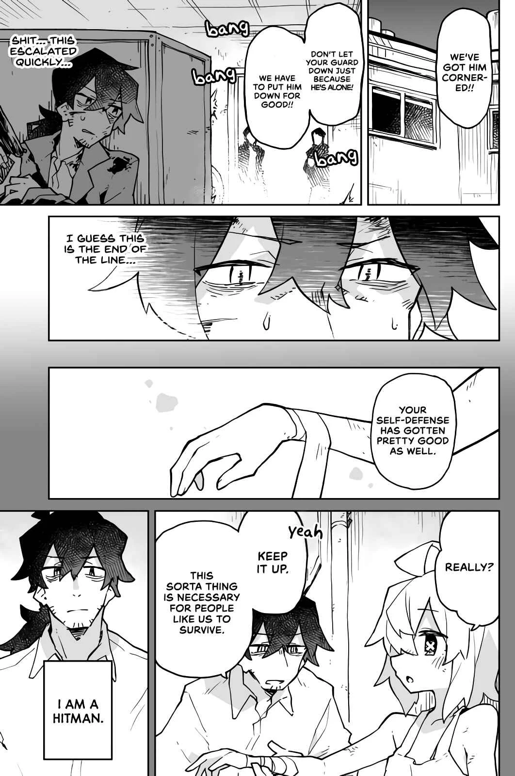 The Terrifying Hitman and the Little Girl He Took in Chapter 5 - Page 1