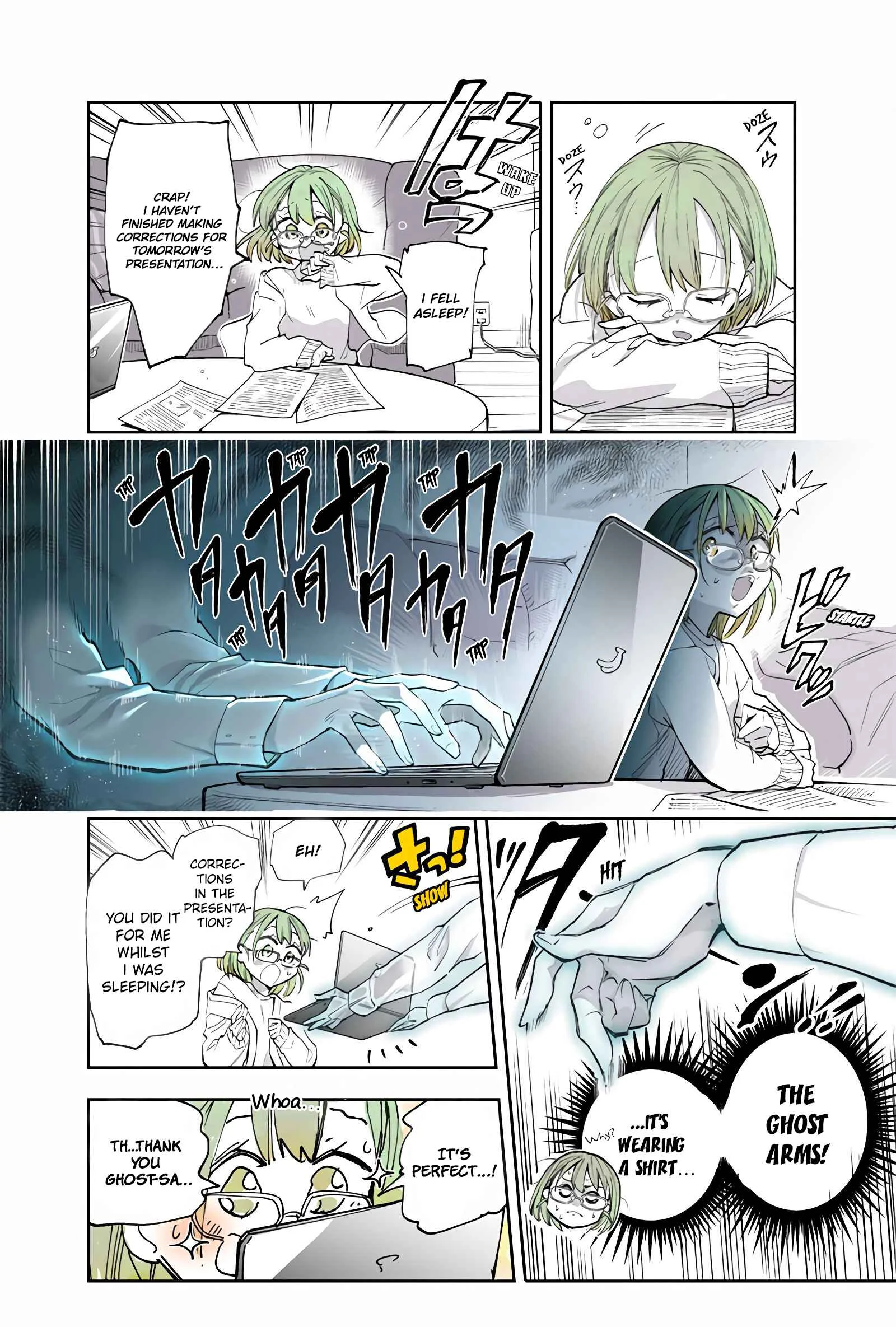 The Tired Office Lady and Ghost Arms Chapter 3 - Page 1