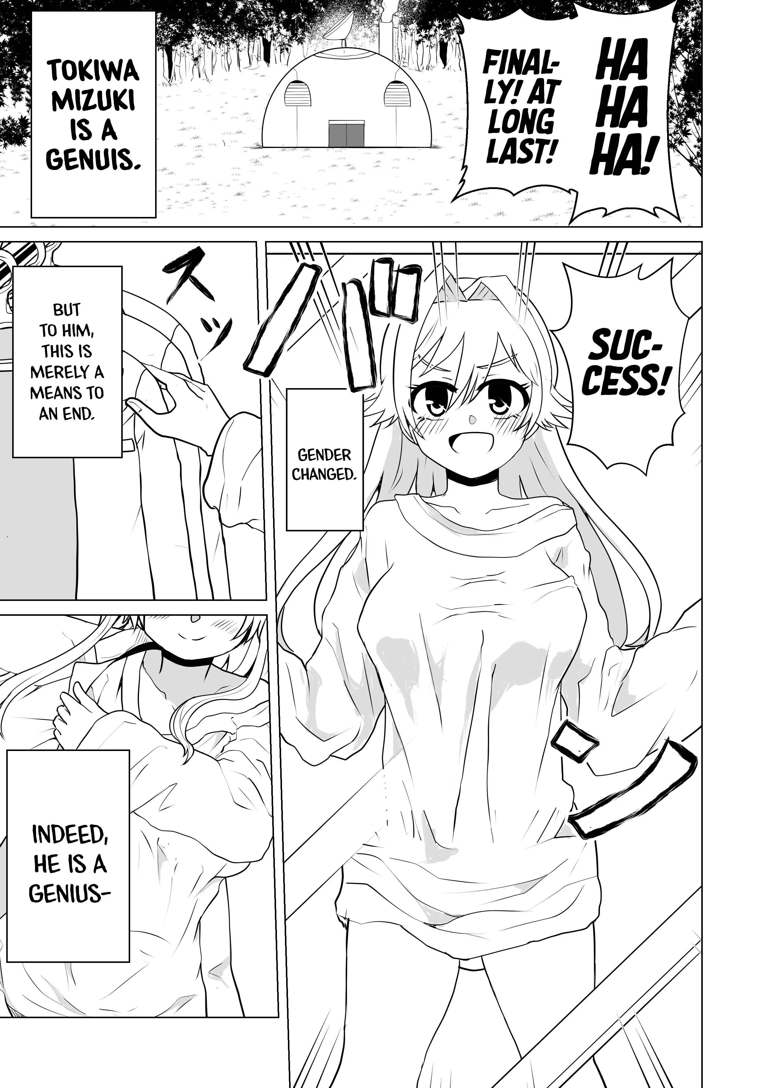 The TS Scientist who Made a Robot for Yuri Chapter 1 - Page 1