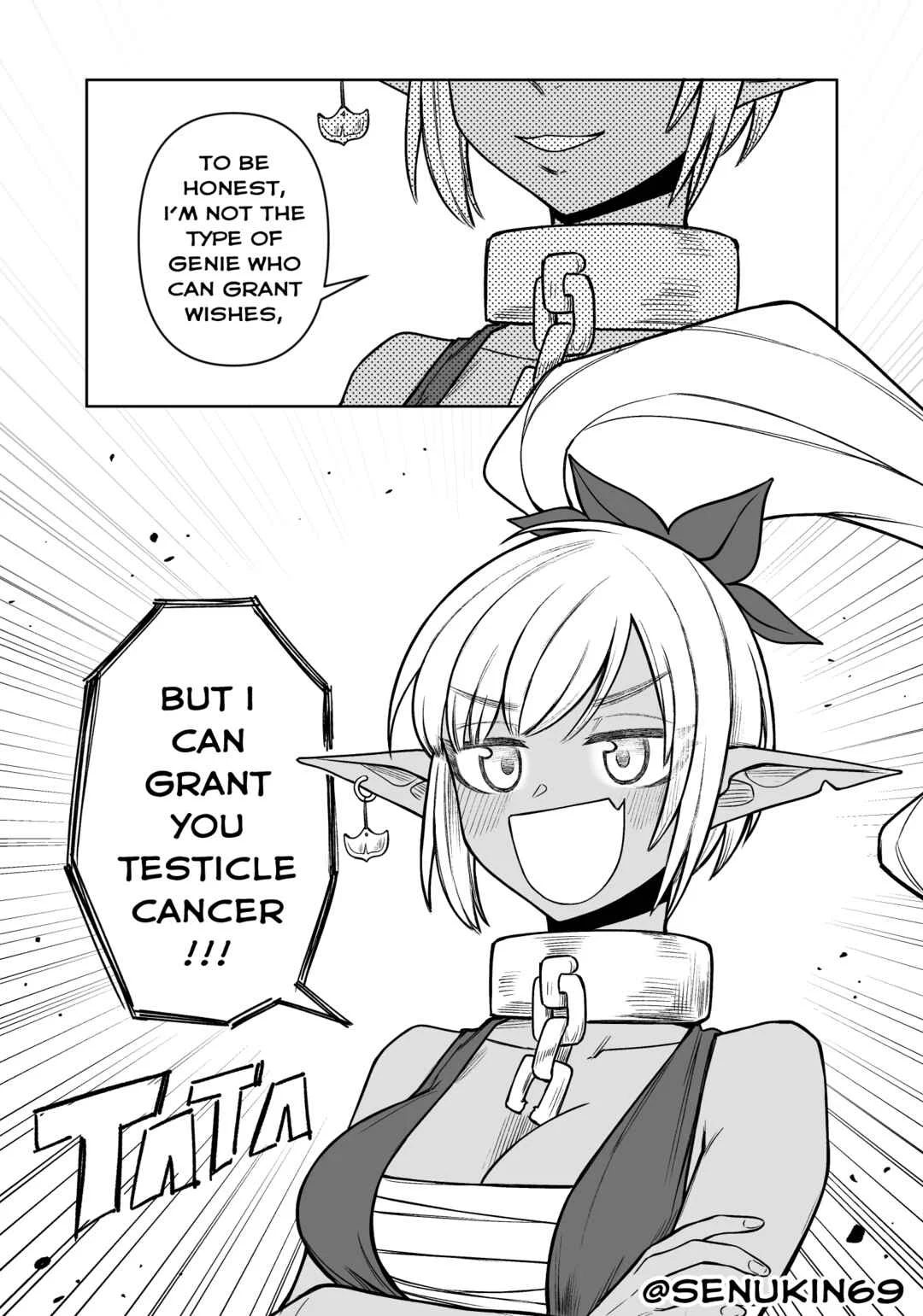 The Useless Genie and her Intrusive-thought Master Chapter 1: The Useless Genie - Page 3
