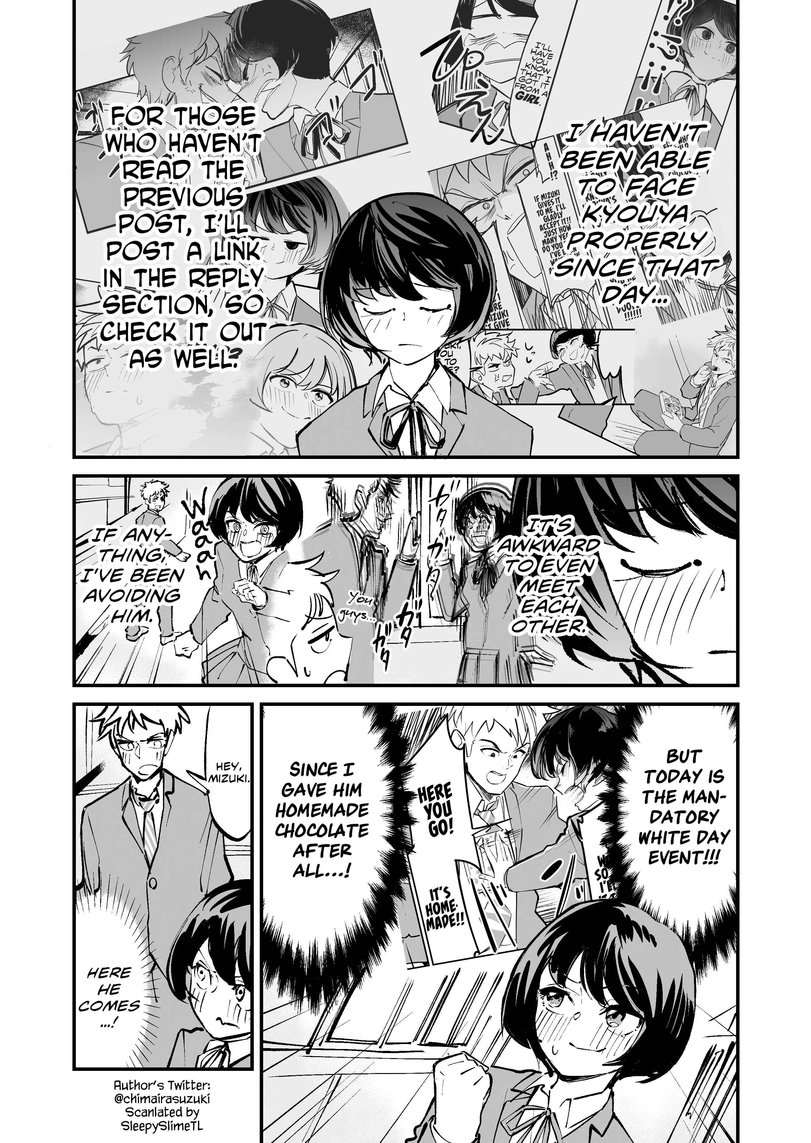 The Valentine's Day of Two People Who Fight All the Time Chapter 2: White Day - Page 1