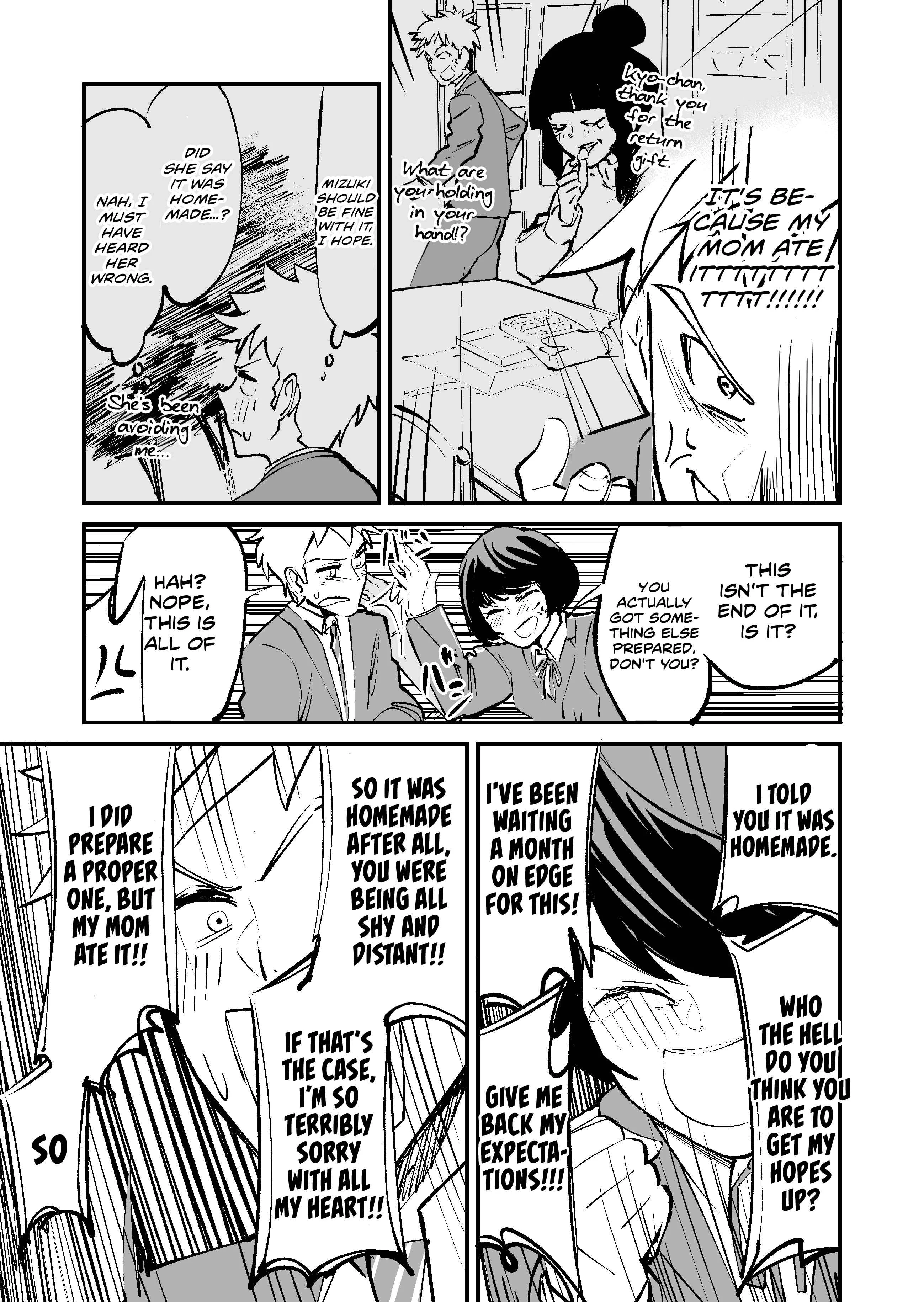 The Valentine's Day of Two People Who Fight All the Time Chapter 2: White Day - Page 3