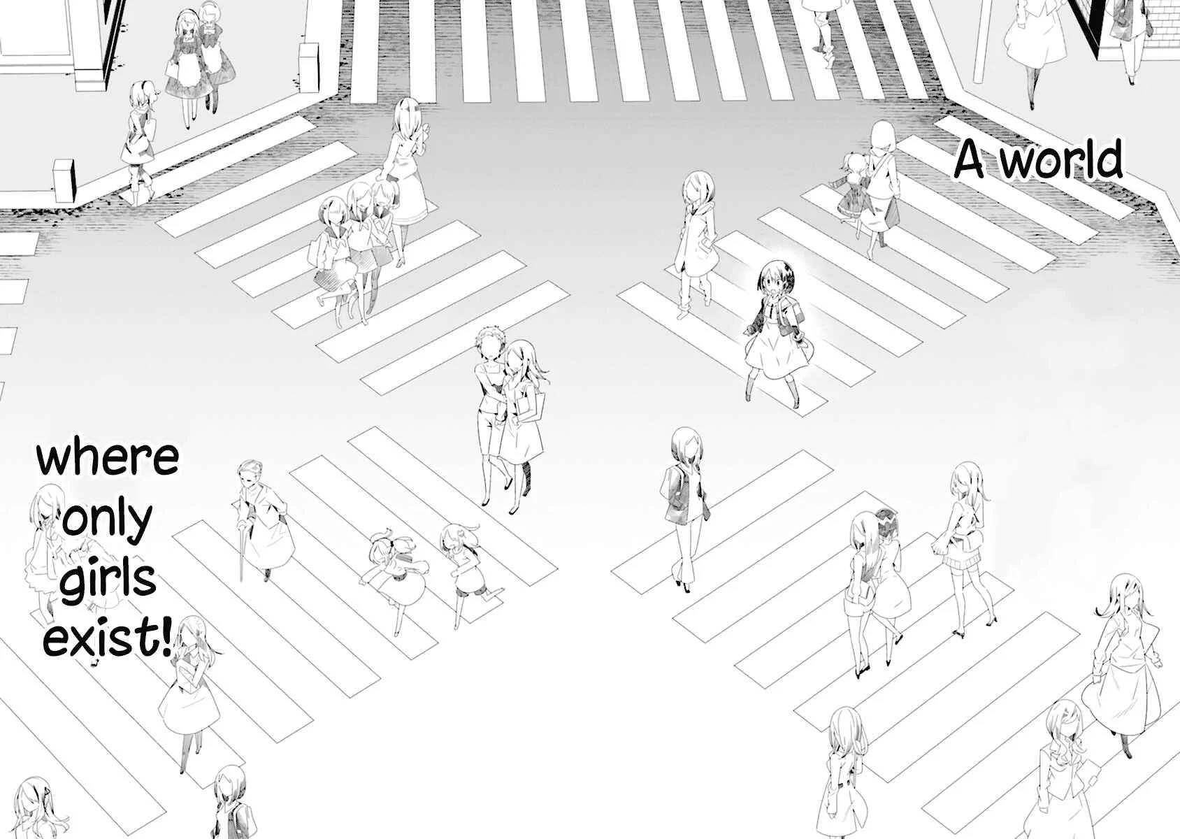 The Whole of Humanity Has Gone Yuri Except for Me Chapter 1.1 - Page 12