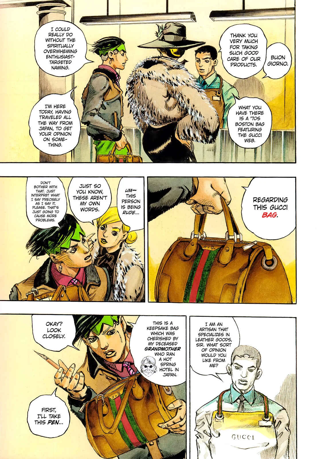 Thus Spoke Rohan Kishibe (Official Colored) Chapter 5: Rohan Kishibe Meets Gucci - Page 8