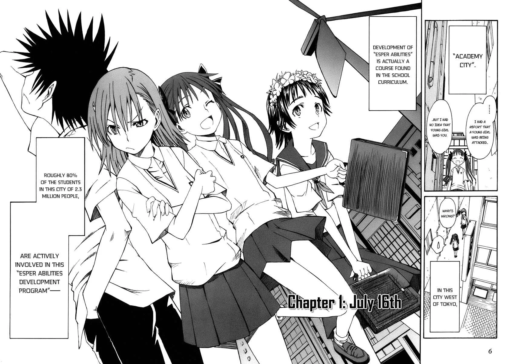 Toaru Majutsu no Index Gaiden: Toaru Kagaku no Railgun Chapter 1: July 16th - Page 10