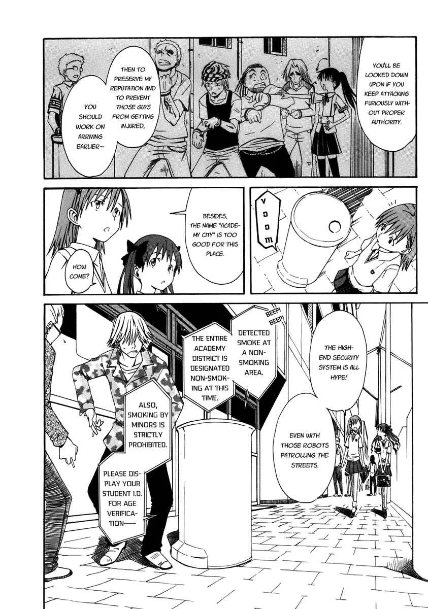 Toaru Majutsu no Index Gaiden: Toaru Kagaku no Railgun Chapter 1: July 16th - Page 13