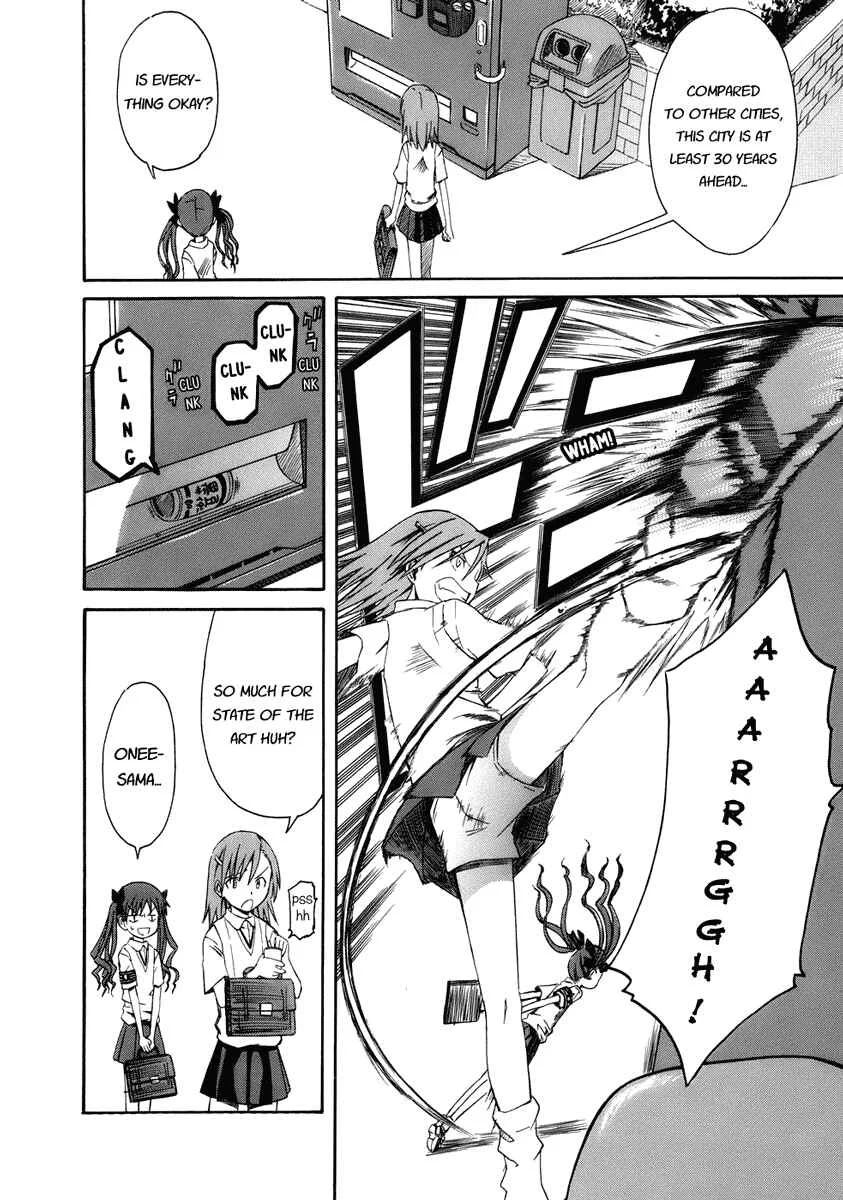Toaru Majutsu no Index Gaiden: Toaru Kagaku no Railgun Chapter 1: July 16th - Page 15
