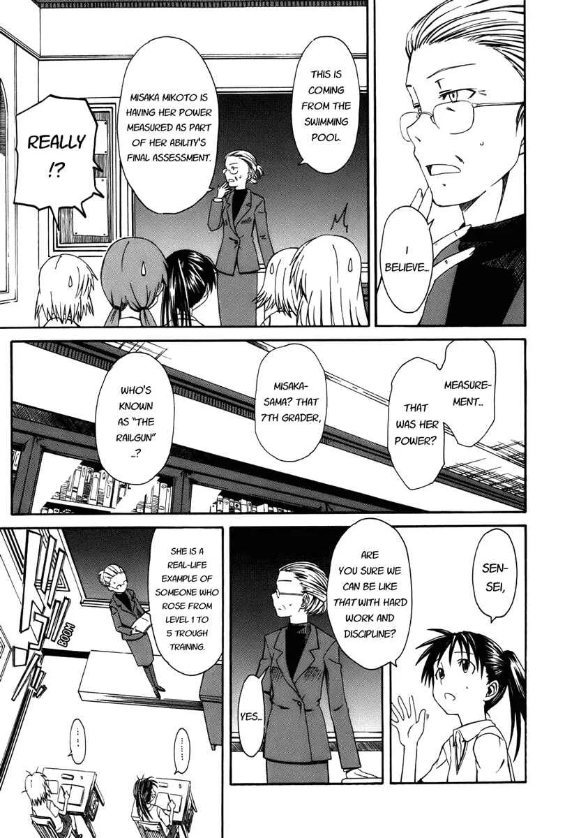 Toaru Majutsu no Index Gaiden: Toaru Kagaku no Railgun Chapter 1: July 16th - Page 18