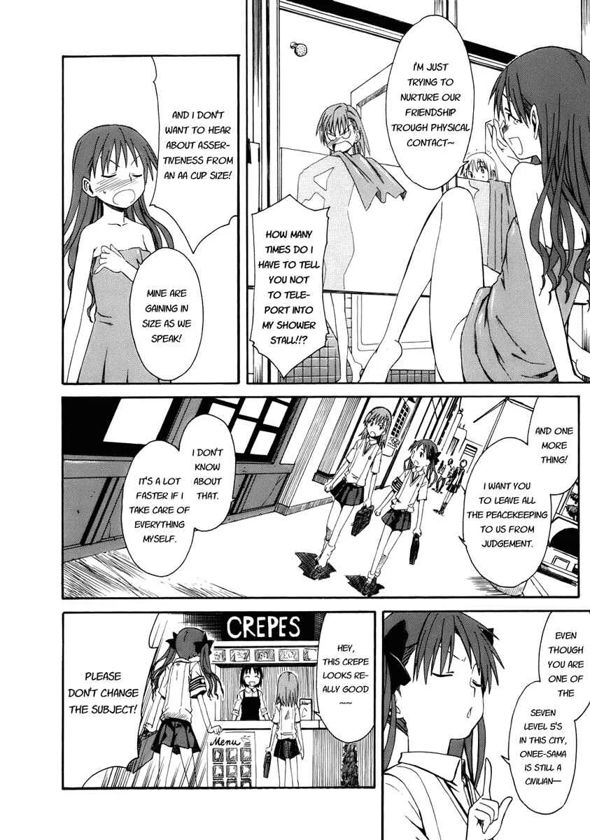 Toaru Majutsu no Index Gaiden: Toaru Kagaku no Railgun Chapter 1: July 16th - Page 23