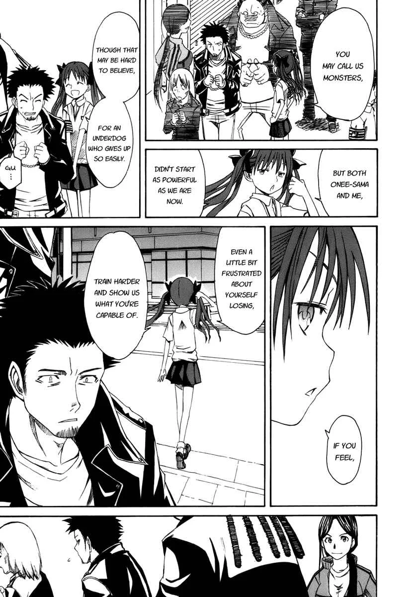 Toaru Majutsu no Index Gaiden: Toaru Kagaku no Railgun Chapter 1: July 16th - Page 41