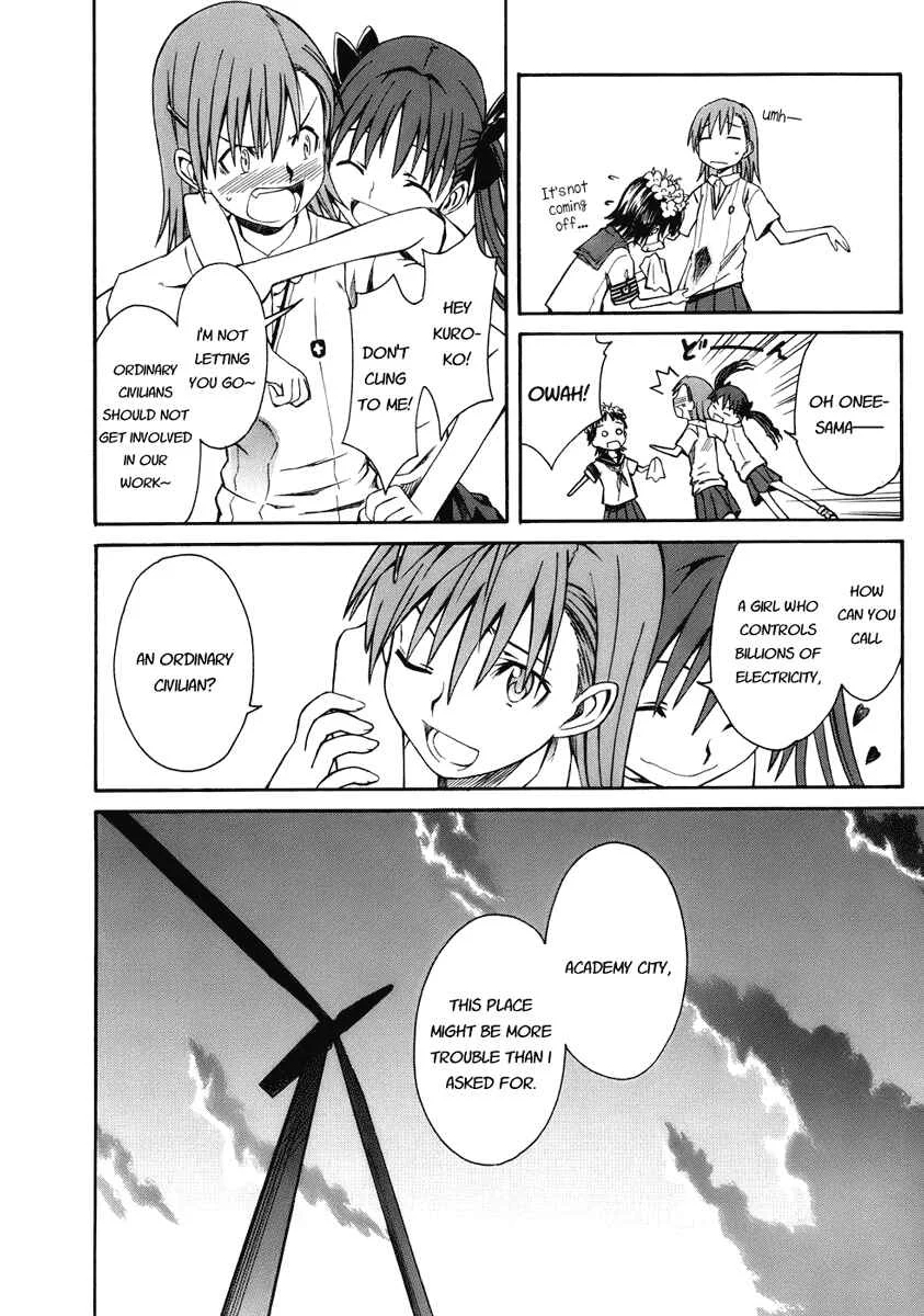 Toaru Majutsu no Index Gaiden: Toaru Kagaku no Railgun Chapter 1: July 16th - Page 42