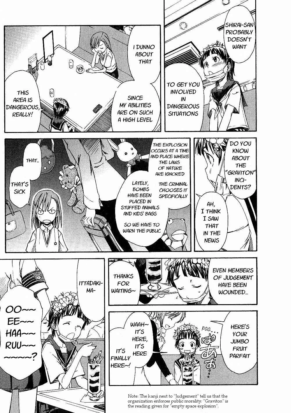 Toaru Majutsu no Index Gaiden: Toaru Kagaku no Railgun Chapter 2: July 17th, Part 1 - Page 3