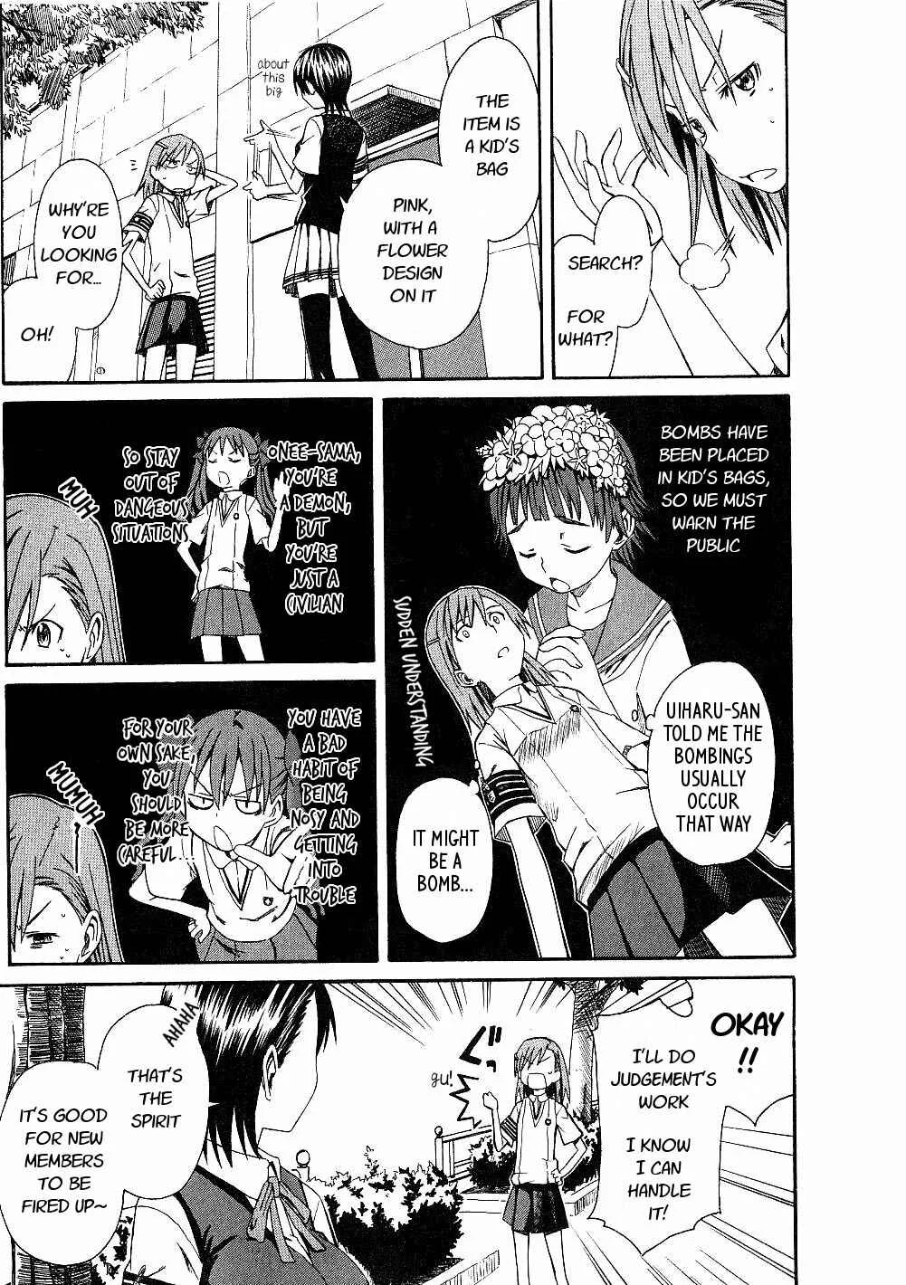 Toaru Majutsu no Index Gaiden: Toaru Kagaku no Railgun Chapter 2: July 17th, Part 1 - Page 7