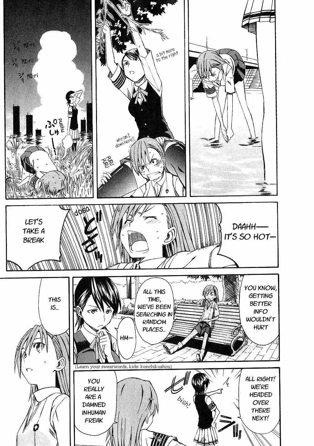 Toaru Majutsu no Index Gaiden: Toaru Kagaku no Railgun Chapter 2: July 17th, Part 1 - Page 9