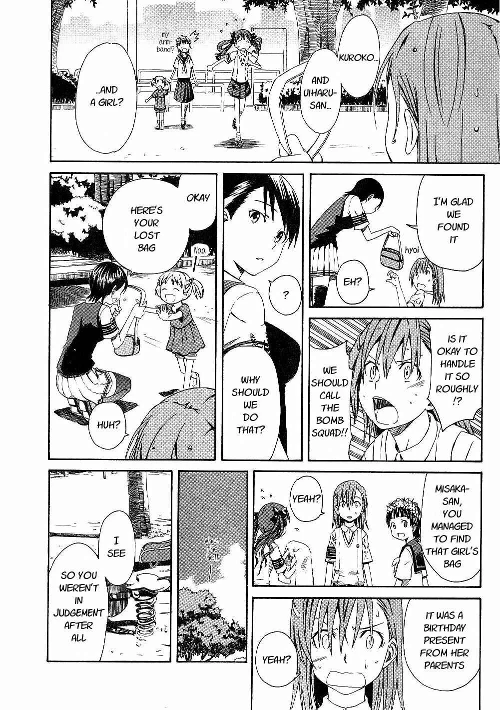Toaru Majutsu no Index Gaiden: Toaru Kagaku no Railgun Chapter 2: July 17th, Part 1 - Page 18