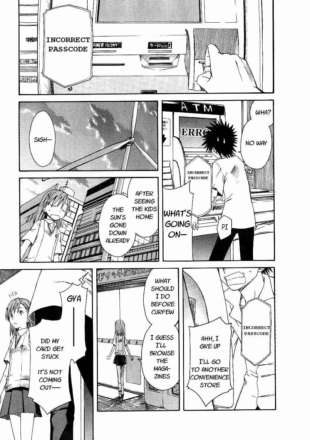 Toaru Majutsu no Index Gaiden: Toaru Kagaku no Railgun Chapter 2: July 17th, Part 1 - Page 21