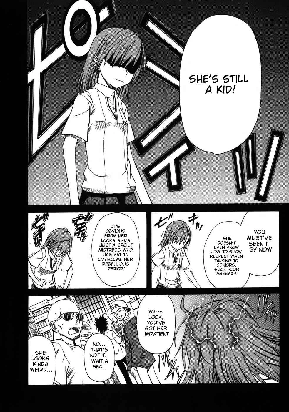 Toaru Majutsu no Index Gaiden: Toaru Kagaku no Railgun Chapter 3: July 17th, Part 2 - Page 6
