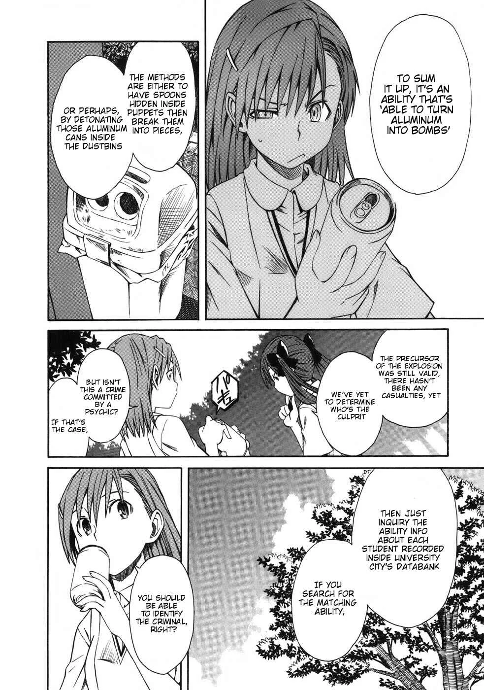 Toaru Majutsu no Index Gaiden: Toaru Kagaku no Railgun Chapter 4: July 18th, Part 1 - Page 6