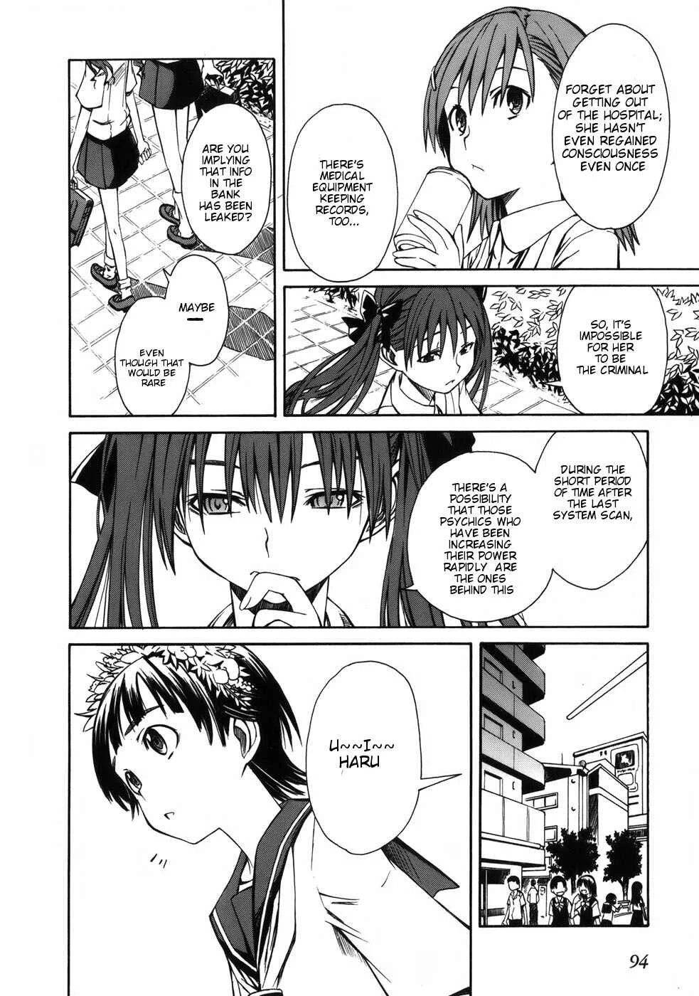 Toaru Majutsu no Index Gaiden: Toaru Kagaku no Railgun Chapter 4: July 18th, Part 1 - Page 8