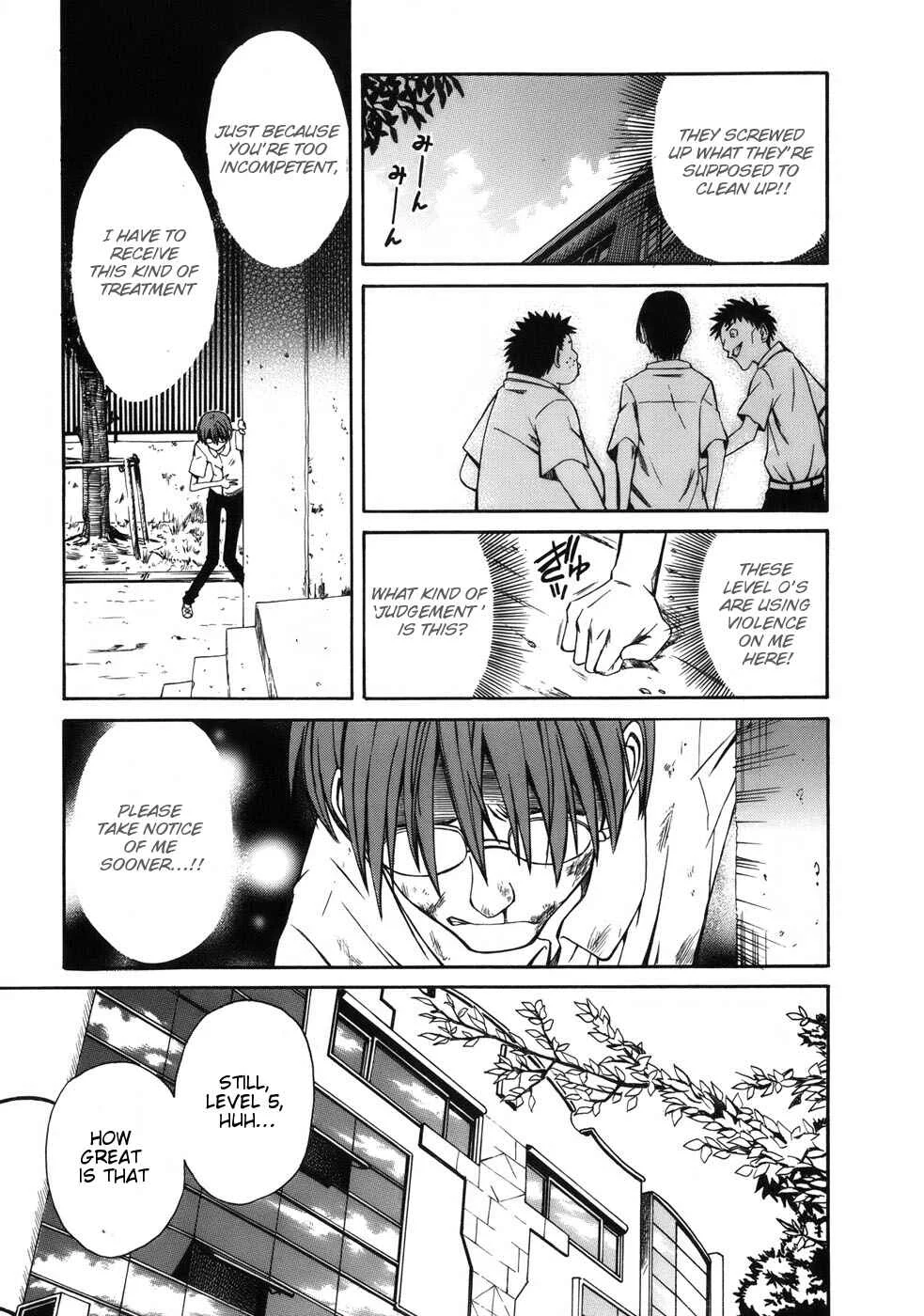 Toaru Majutsu no Index Gaiden: Toaru Kagaku no Railgun Chapter 4: July 18th, Part 1 - Page 21