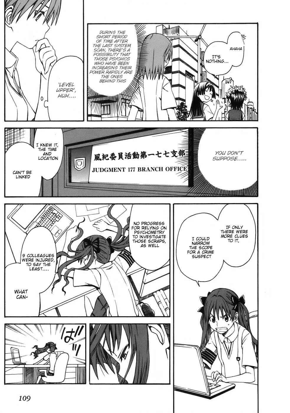 Toaru Majutsu no Index Gaiden: Toaru Kagaku no Railgun Chapter 4: July 18th, Part 1 - Page 23