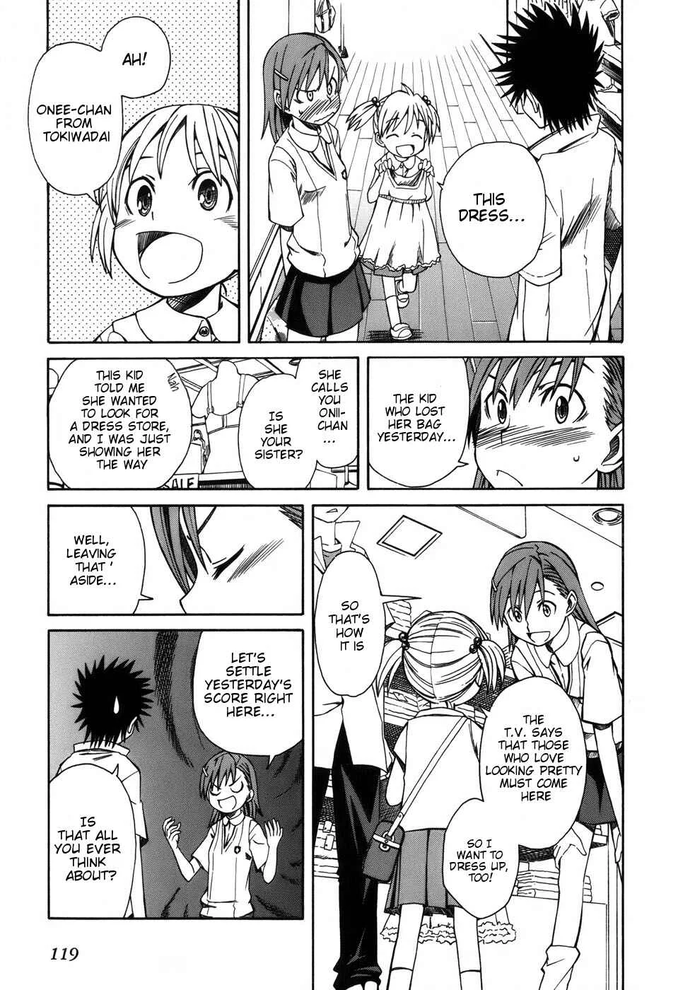 Toaru Majutsu no Index Gaiden: Toaru Kagaku no Railgun Chapter 5: July 18th, Part 2 - Page 7
