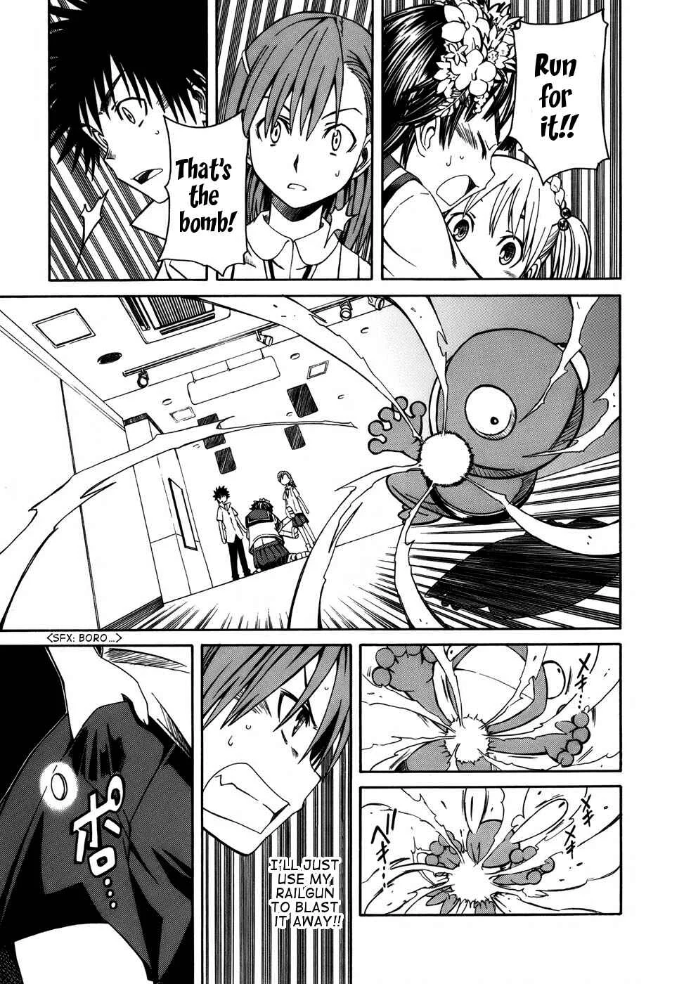 Toaru Majutsu no Index Gaiden: Toaru Kagaku no Railgun Chapter 5: July 18th, Part 2 - Page 15
