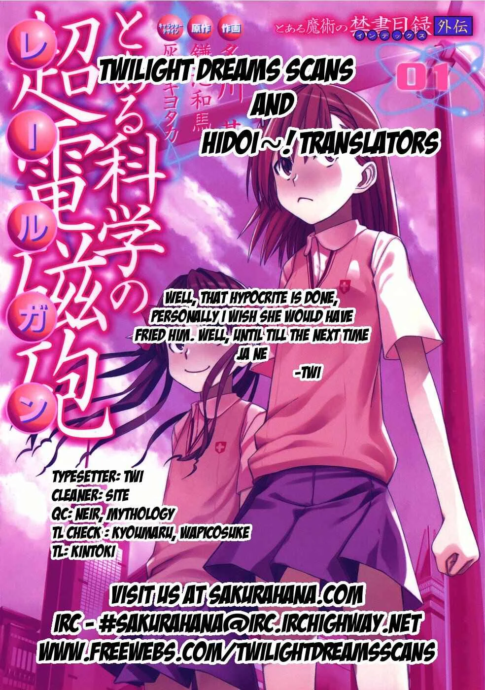 Toaru Majutsu no Index Gaiden: Toaru Kagaku no Railgun Chapter 5: July 18th, Part 2 - Page 29