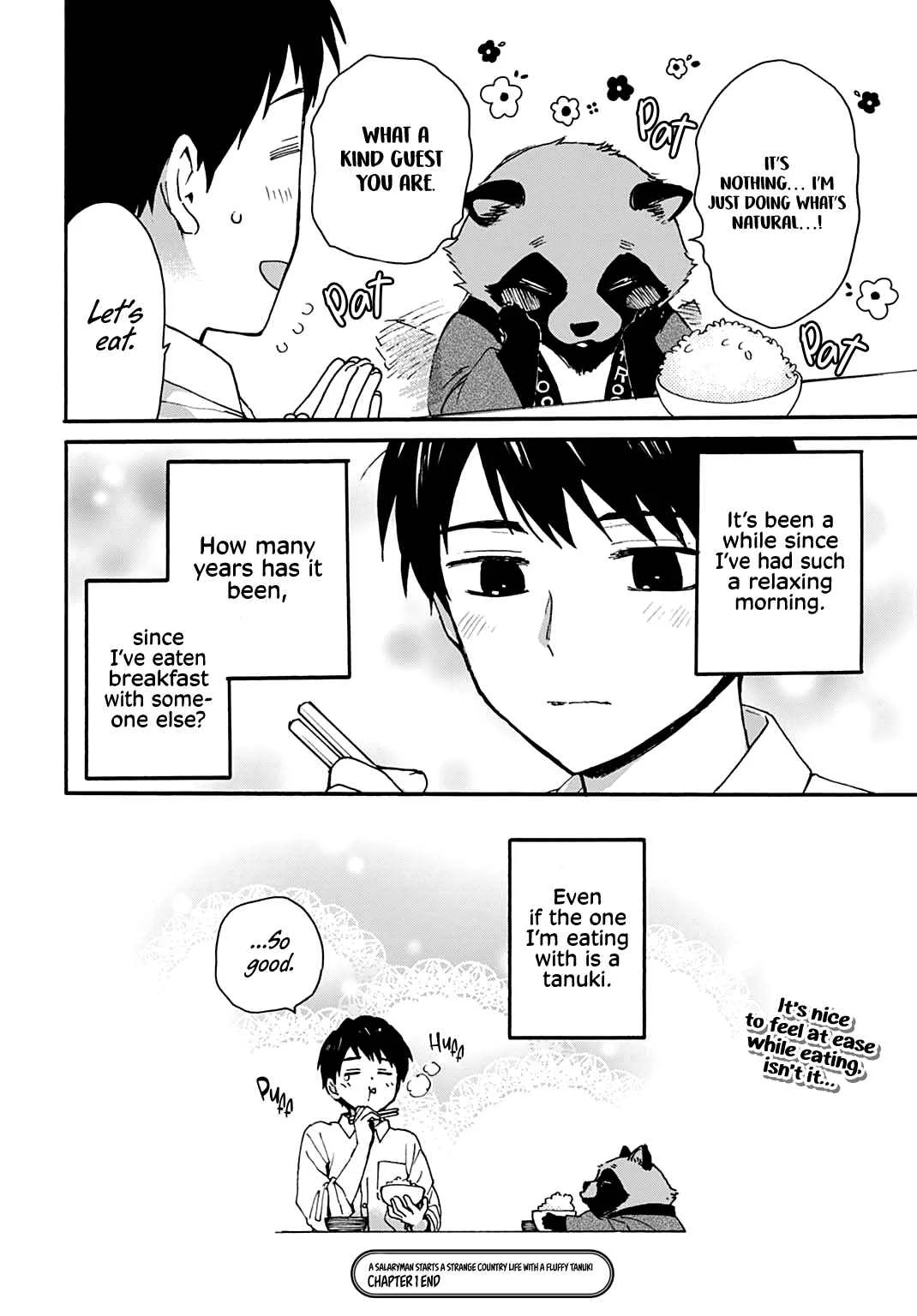 Toaru Riman, Mofumofu Tanuki to Fushigi na Inaka Kurashi wo Hajimeru Chapter 1: A Certain Salaryman Goes to the Countryside - Page 28