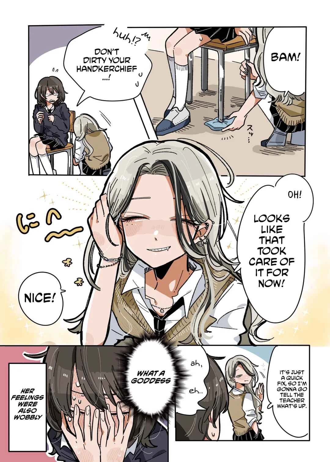 Toku no Takasa ga Afure Deru Ikemen Gyaru no Hanashi Chapter 2: Chapter 2 + Twitter Extra - Page 4
